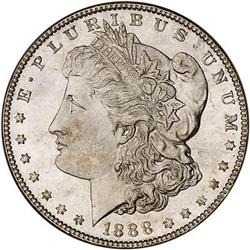 [L#0733] 1888 $1 PCGS MS65 DMPL