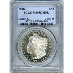 [L#0766] 1890-S $1 PCGS MS65DMPL