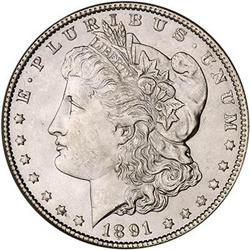 [L#0770] 1891 $1 PCGS MS64