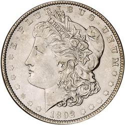 [L#0783] BERMUDA 1892 S$1 PCGS MS65