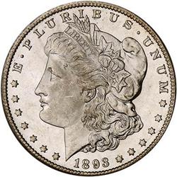 [L#0791] BERMUDA 1893-CC S$1 PCGS MS64