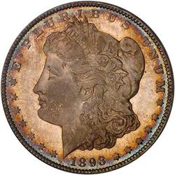 [L#0793] 1893-O $1 PCGS MS66 FINEST PL BY 3 PTS!!!