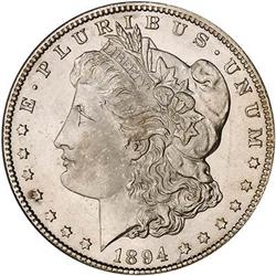 [L#0808] BERMUDA 1894-S S$1 PCGS MS65