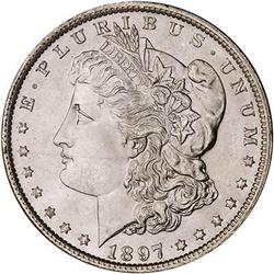[L#0828] 1897 $1 NGC MS67