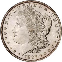 [L#0829] BERMUDA 1897 S$1 PCGS MS66