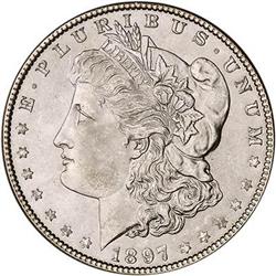 [L#0830] 1897 $1 PCGS MS66