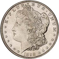 [L#0842] 1898-S $1 PCGS MS66