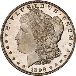 [L#0845] 1899 $1 PCGS MS66 DMPL Ex Jack Lee Pop: 13/0