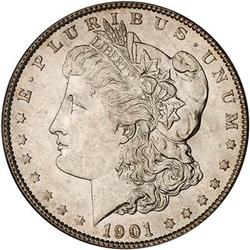 [L#0861] BERMUDA 1901 S$1 PCGS MS62