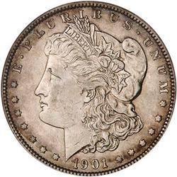 [L#0862] BERMUDA 1901 S$1 DBLD DIE PCGS AU58