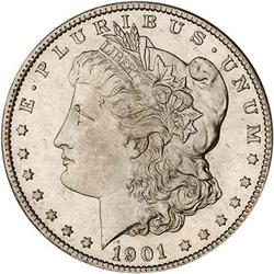 [L#0863] BERMUDA 1901-O S$1 PCGS MS66