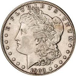 [L#0885] BERMUDA 1903-S S$1 MICRO S PCGS AU53