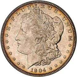 [L#0886] 1904 $1 PCGS MS66 POP: 12/0