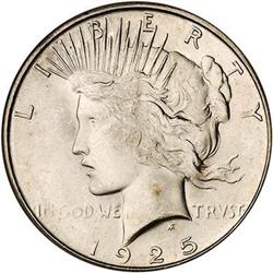 [L#0934] 1925-S S$1 NGC MS64