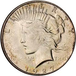 [L#0940] 1927-S S$1 NGC MS65