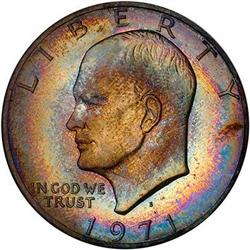 [L#0948] 1971-S Ike $1 Silver NGC PF67