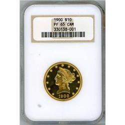 [L#0958] 1900 $10 NGC PF65 Cameo