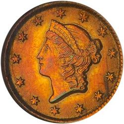 [L#0961] 1853-O G$1 NGC MS62