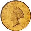 Image 1 : [L#0965] 1855 G$1 T2 PCGS MS64