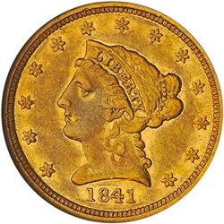 [L#0970] 1841 $2.50 NGC PF50