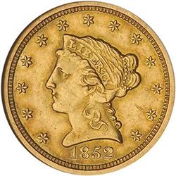 [L#0974] 1852-O $2 1/2 N MS58