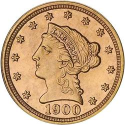 [L#0979] 1900 $2 1/2 T MS63