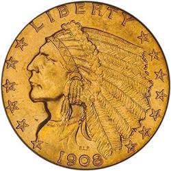 [L#0982] 1908 $2.50 PCGS MS65