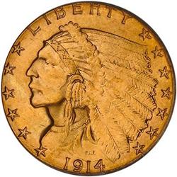 [L#0990] 1914-D $2.50 PCGS MS65