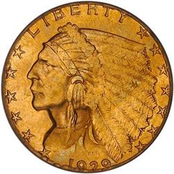 [L#0996] 1929 $2.50 PCGS MS65