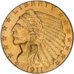 [L#0998] 1911 $2 1/2 PCGS MS63