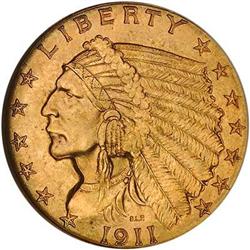 [L#0999] 1911-D $2.50 NGC MS65