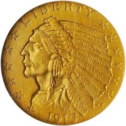 [L#1003] 1915 $2.50 NGC PF65