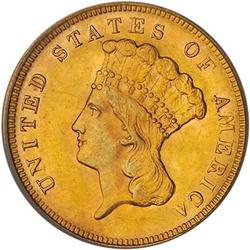 [L#1005] 1878 $3 PCGS MS62