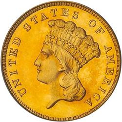 [L#1013] 1889 $3 PCGS PF65 Cameo