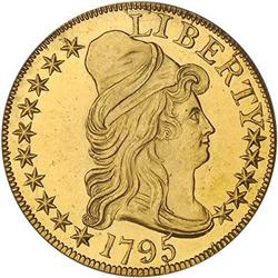 [L#1016] 1795 Sm Eagle S/D $5 PCGS MS63