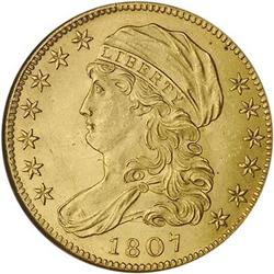 [L#1025] 1807 Bust Left $5 NGC MS65