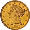 Image 1 : [L#1032] 1855 $5 NGC MS62