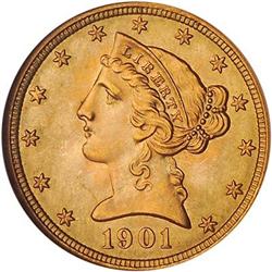 [L#1038] 1901-S $5 NGC MS68