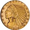 Image 1 : [L#1043] 1908 $5 Indian NGC MS64