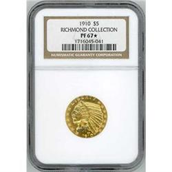 [L#1050] 1910 $5 N PF67 *