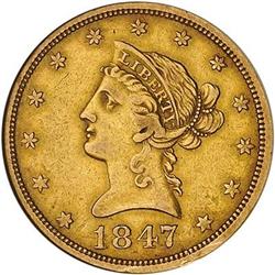 [L#1066] 1847-O $10 ANACS EF45
