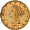 Image 1 : [L#1078] 1891 $10 NGC MS61