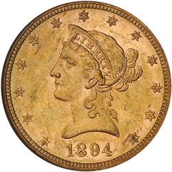 [L#1081] 1894 $10 NGC MS61