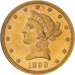 [L#1083] 1899 $10 NGC MS61