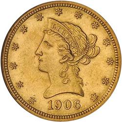 [L#1086] 1906-D $10 NGC MS61