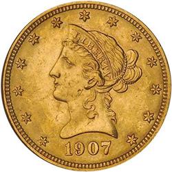 [L#1087] 1907 $10 LIBERTY NGC MS61