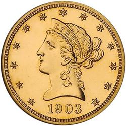 [L#1090] 1903 $10 NGC PF66 Cameo