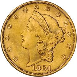 [L#1110] 1864-S $20 NGC MS61