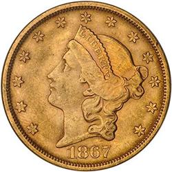 [L#1112] 1867 $20 PCGS MS61