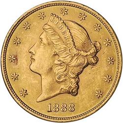 [L#1120] 1888 DDR $20 ANACS MS60